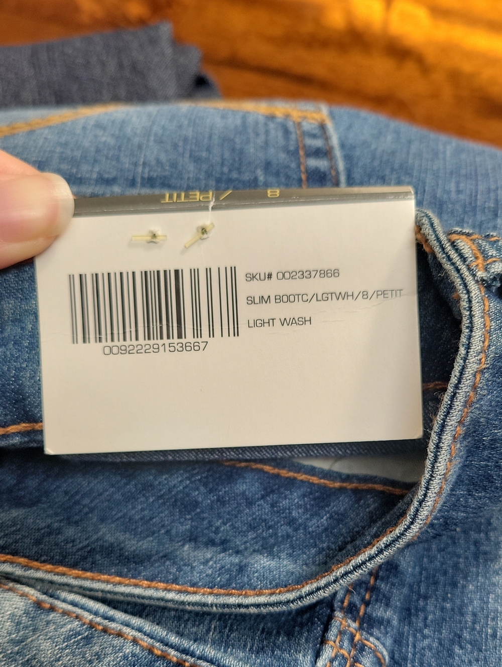 Natural Reflections Blue Boot Cut Jeans Classic Style